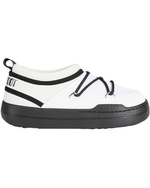 Moon Boot Mb Park Icon Sneakers Polyamide, Polyurethane - White
