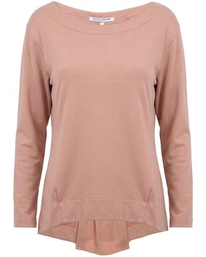 European Culture Sweatshirt Cotton, Viscose, Elastane - Pink