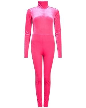 Alexandre Vauthier Fuchsia Jumpsuit Polyester, Elastane - Pink