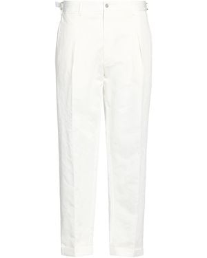 Briglia 1949 Trousers Cotton, Linen - White