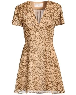 Celine Mini Dress Silk - Natural