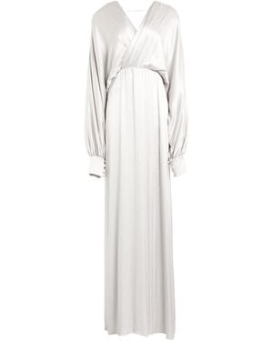 Max Mara Light Maxi Dress Silk - White