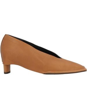 Roberto Del Carlo Camel Pumps Soft Leather - Brown