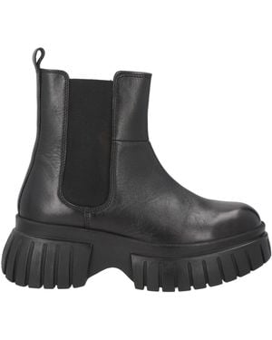 Exe' Ankle Boots Textile Fibers - Black