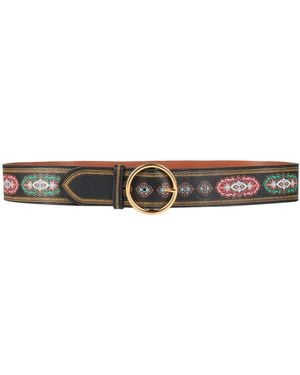 Etro Belt Leather - Natural