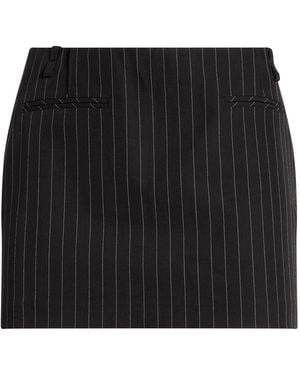 Patrizia Pepe Mini Skirt Polyester, Viscose, Elastane - Black