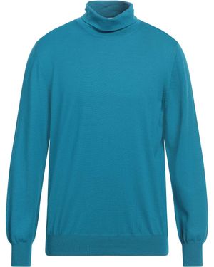 Lardini Turtleneck Wool - Blue