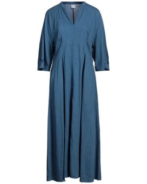 Aspesi Light Midi Dress Linen - Blue
