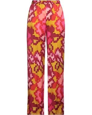 SFIZIO STUDIO Fuchsia Pants Viscose - Red