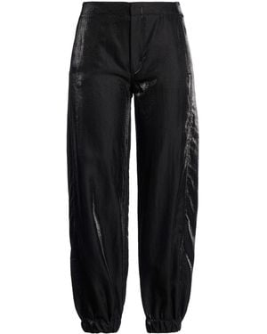 Dondup Trousers Virgin Wool, Polyamide - Black