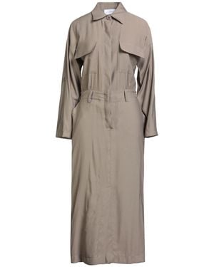 Soallure Maxi Dress Viscose, Polyester - Natural