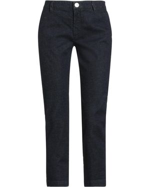 120% Lino Jeans Cotton, Linen, Lyocell - Blue