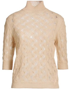Dondup Turtleneck Alpaca Wool, Wool, Polyamide - Natural