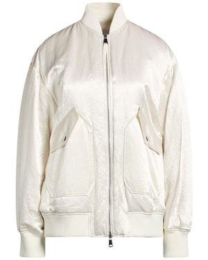 Max Mara Ivory Jacket Acetate - Natural
