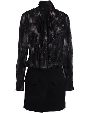 Semicouture Mini Dress Viscose, Elastane, Polyester - Black