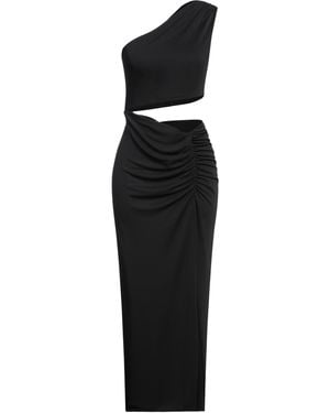 ANDAMANE Maxi Dress Polyester, Elastane - Black