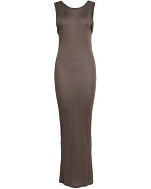 Isabel Benenato Maxi Dress - Brown