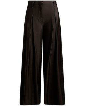 Giorgio Armani Dark Pants Viscose, Elastane - Black