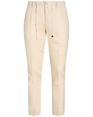 Barbati Trousers Linen, Viscose - Natural