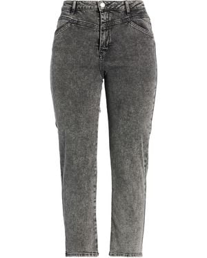 Maje Charcoal Jeans Cotton, Elastane - Gray