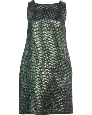 Hanita Mini Dress Polyester, Acrylic, Nylon - Green