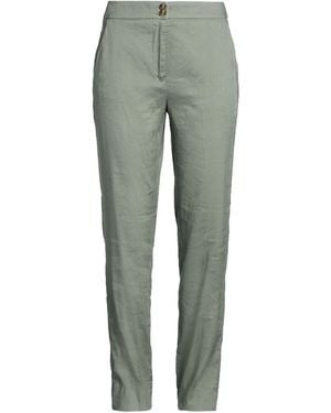 ALESSIA SANTI Trousers Linen, Viscose, Elastane - Green