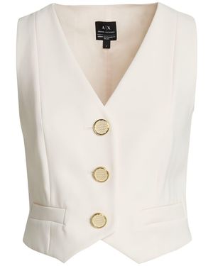 ARMANI EXCHANGE Tailored Vests - White