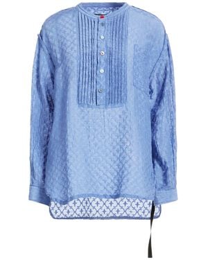 Undercover Top Cotton, Silk - Blue
