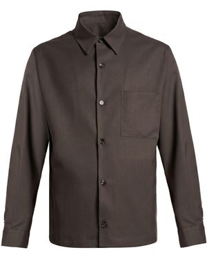 BE ABLE Shirt Polyester, Virgin Wool, Elastane - Gray