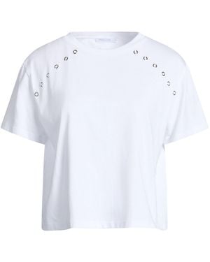 Patrizia Pepe T-Shirt Cotton, Aluminum - White