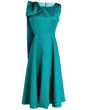 Fely Campo Midi Dress Polyester, Silk - Blue