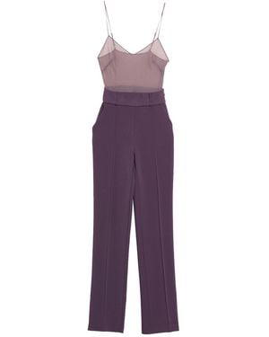 Elisabetta Franchi Jumpsuit Polyamide, Elastane - Purple