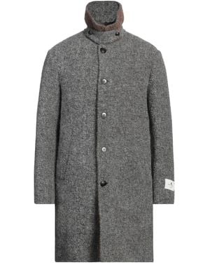 Peuterey Wool Coat Mohair Wool, Alpaca Wool, Virgin Wool, Polyamide - Grey