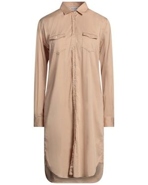 Aglini Midi Dress Cotton, Polyamide, Elastane - Natural