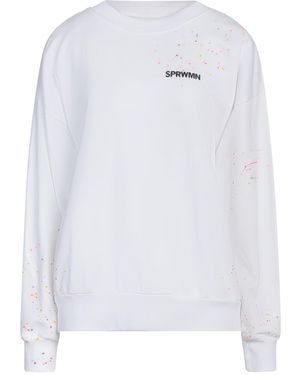 SPRWMN Sweatshirt Cotton - White