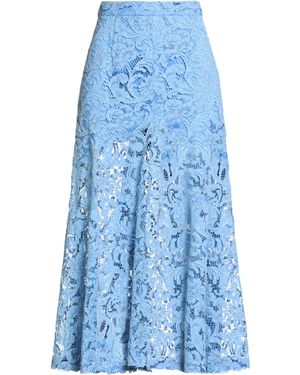 Patou Azure Midi Skirt Cotton, Viscose, Polyamide - Blue
