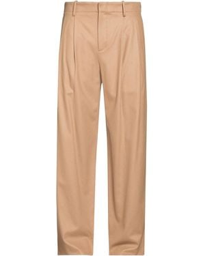 Laneus Camel Pants Virgin Wool, Polyamide, Elastane - Natural