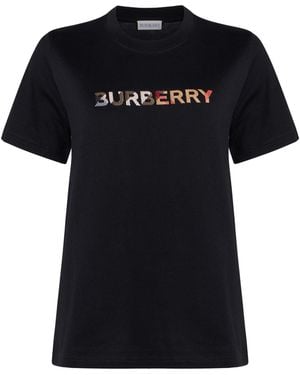 Burberry Camiseta - Negro