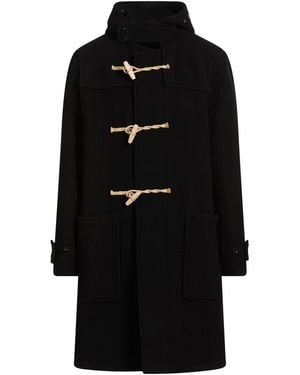 Gloverall Coat Wool, Polyamide - Black