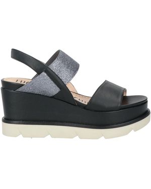 Luciano Barachini Sandals Leather - Black