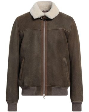 Stewart Jacket Leather - Brown