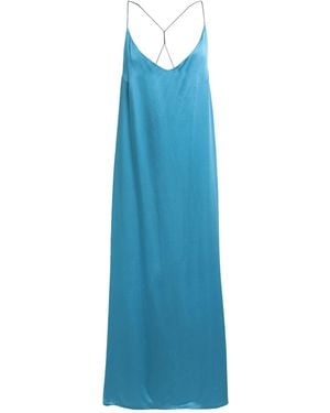 THE NINA STUDIO Midi Dress Polyester - Blue