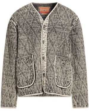 DIESEL Denim Outerwear - Brown