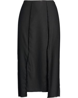 Crida Milano Midi Skirt Wool, Lycra - Black
