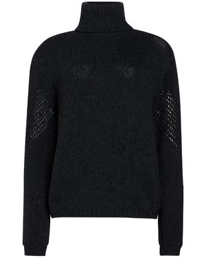 Our Legacy Charcoal Turtleneck Merino Wool - Black