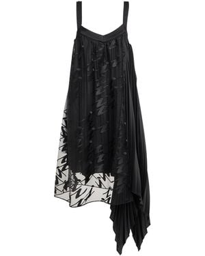 Iceberg Midi Dress Polyester, Acetate - Black