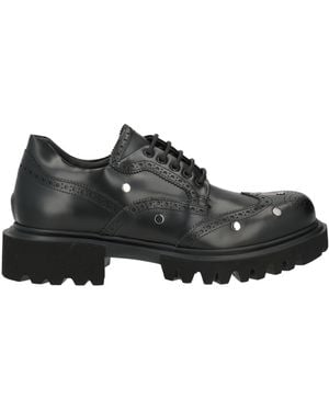 MICH SIMON Lace-Up Shoes Leather - Black