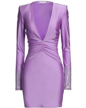 House of Amen Lilac Mini Dress Polyamide, Elastane, Glass - Purple