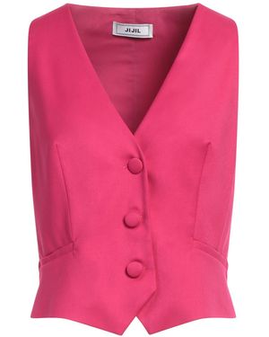 Jijil Fuchsia Tailored Vest Polyester, Viscose, Elastane - Pink