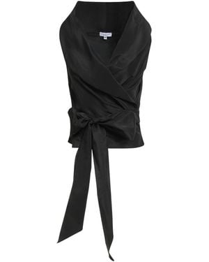 MSGM Top Acetate, Polyester - Black